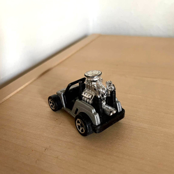 Hot Wheels 1998 Fore Wheeler Silver Hot Rod Golf Cart Vintage Diecast Used - Picture 7 of 12